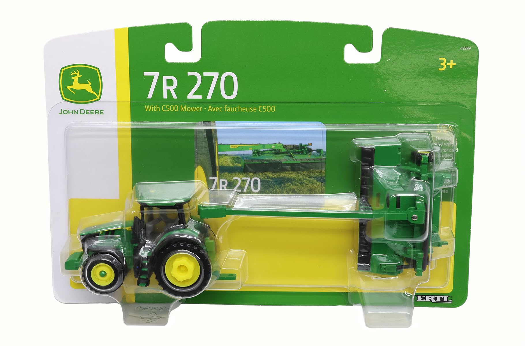 Amazon.com: John Deere 1/64 7R 270 with Mower Set Toy - LP82782